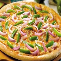 Just Pizza (onion &amp; capsicum) (1 medium)