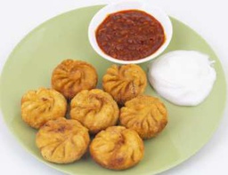 Fried Veg Paneer Momos (paneer+veg) by BFF